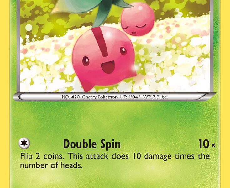 Cherubi Pokemon Kaart