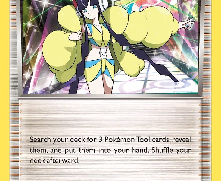 Elesa Pokemon Kaart