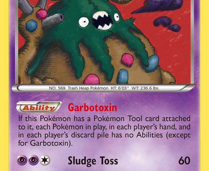 Garbodor Pokemon Kaart