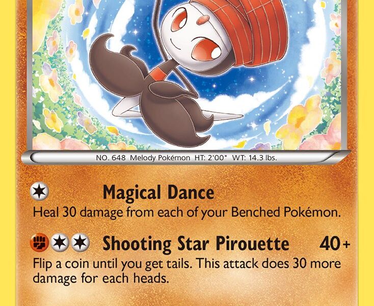 Meloetta Pokemon Kaart