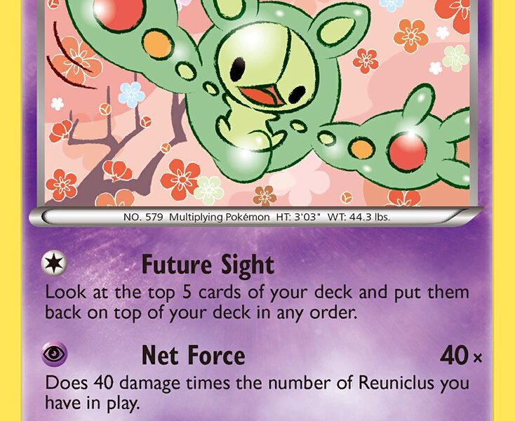 Reuniclus Pokemon Kaart