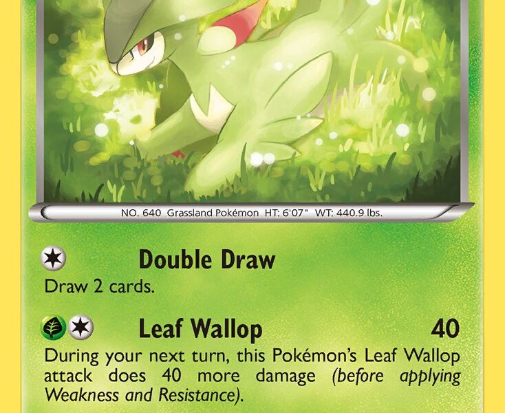 Virizion Pokemon Kaart