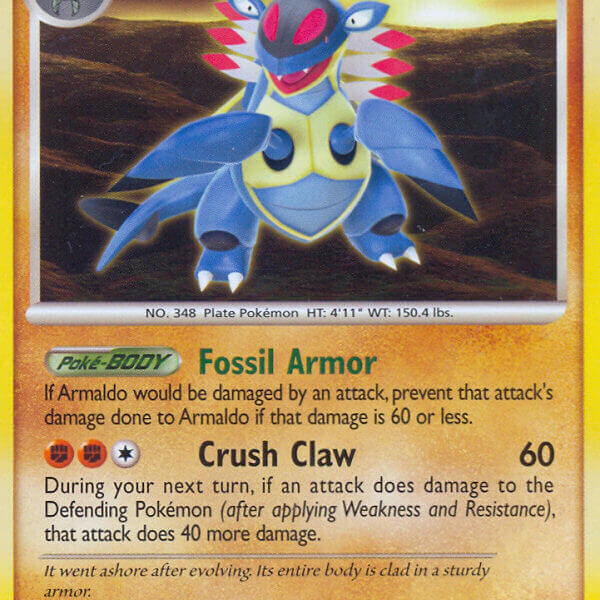 Armaldo Pokemon Kaart