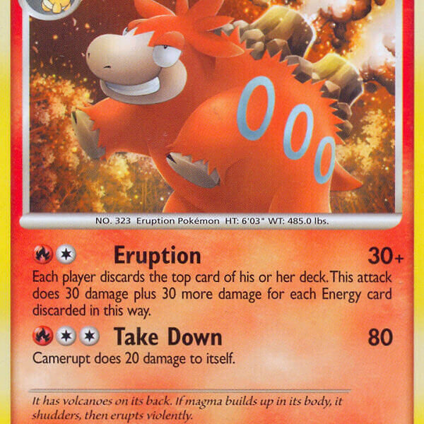 Camerupt Pokemon Kaart