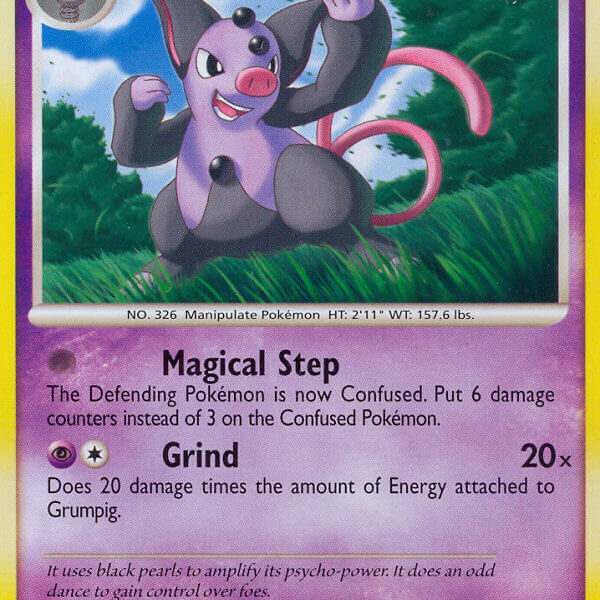Grumpig Pokemon Kaart