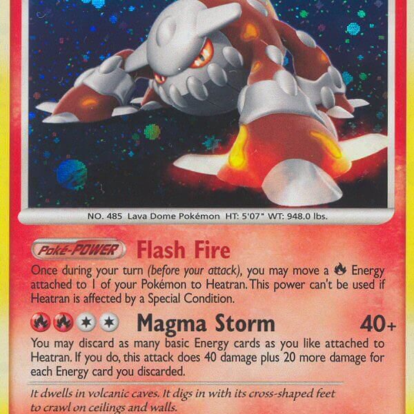 Heatran Pokemon Kaart