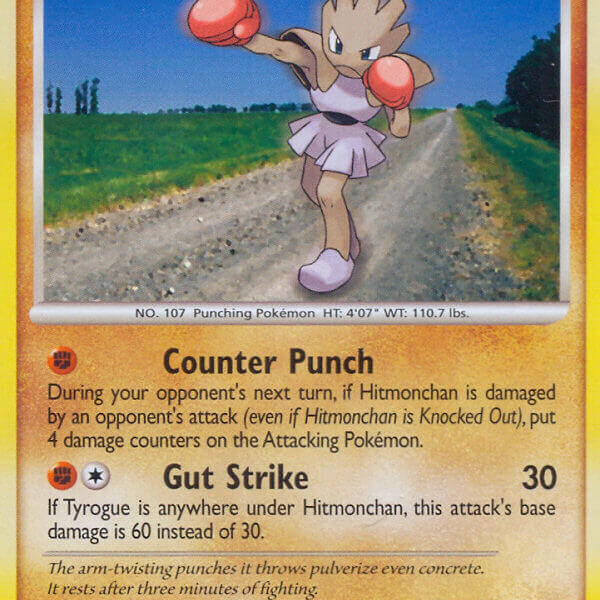 Hitmonchan Pokemon Kaart