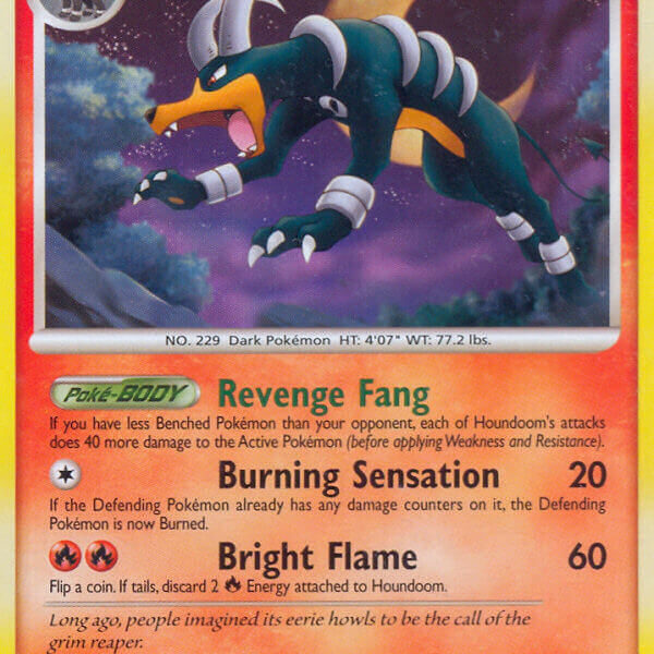 Houndoom Pokemon Kaart