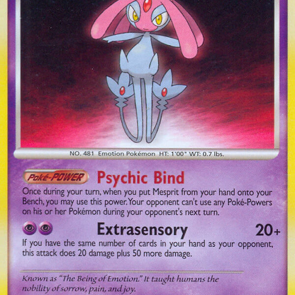 Mesprit Pokemon Kaart