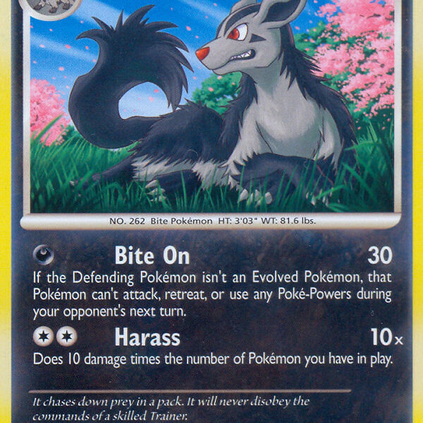 Mightyena Pokemon Kaart