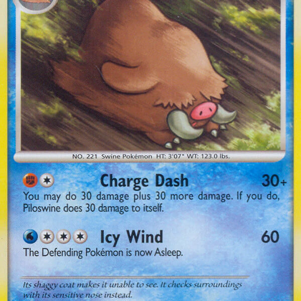 Piloswine Pokemon Kaart