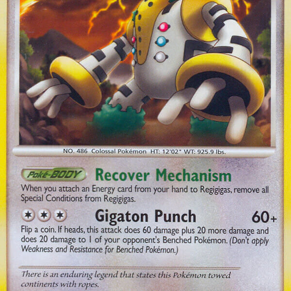 Regigigas Pokemon Kaart