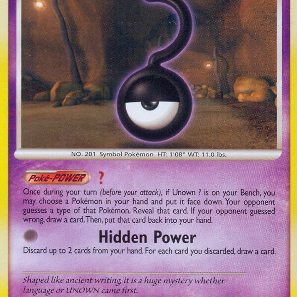 Unown ? Pokemon Kaart