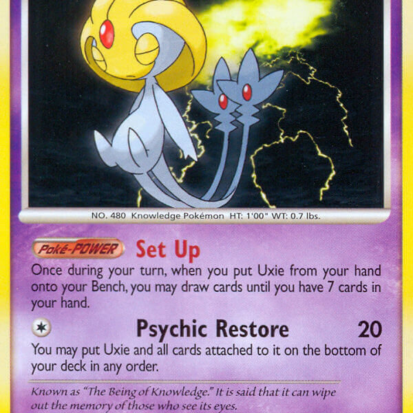 Uxie Pokemon Kaart