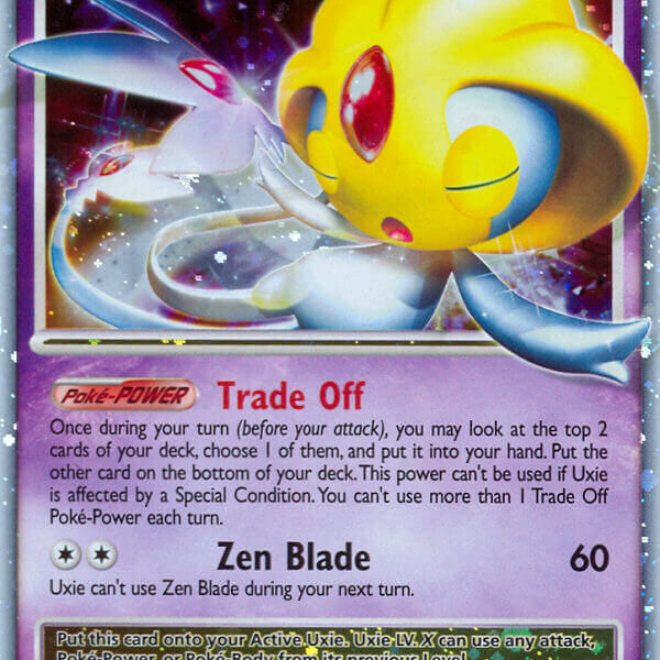 Uxie LV.X Pokemon Kaart