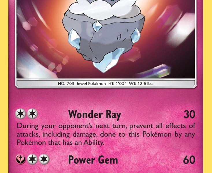 Carbink Pokemon Kaart