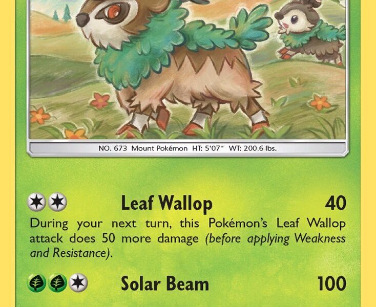 Gogoat Pokemon Kaart