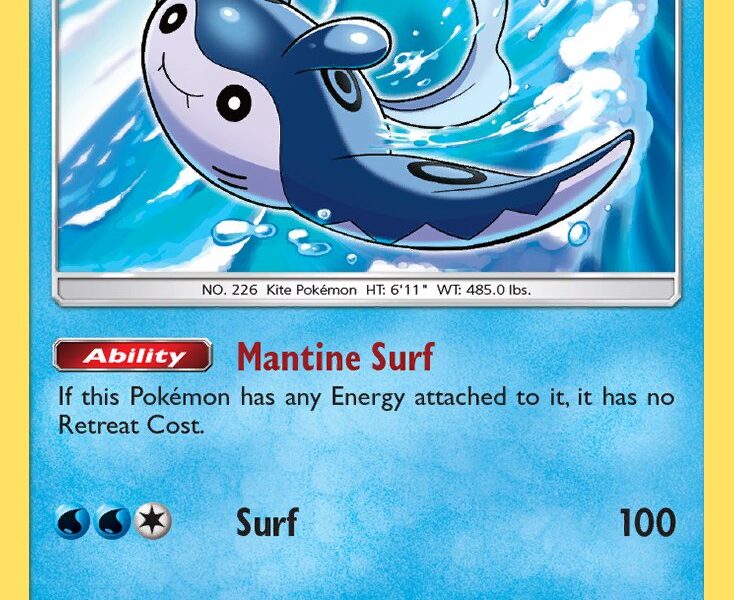 Mantine Pokemon Kaart