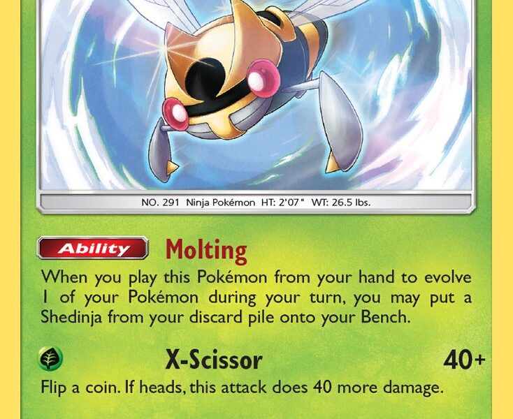 Ninjask Pokemon Kaart