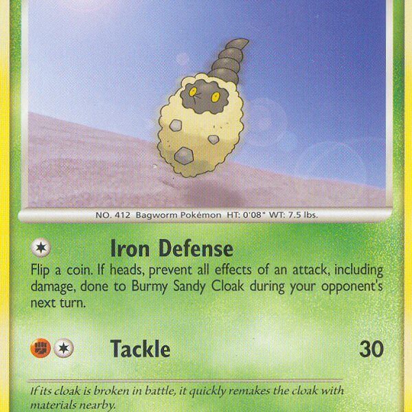 Burmy Sandy Cloak Pokemon Kaart