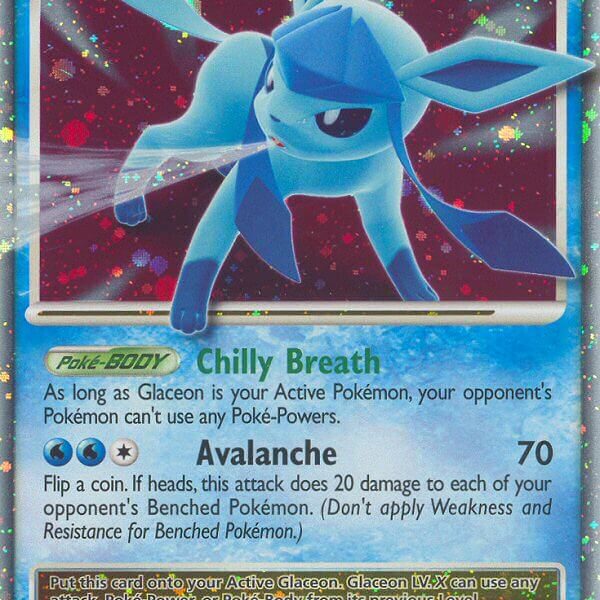 Glaceon LV.X Pokemon Kaart