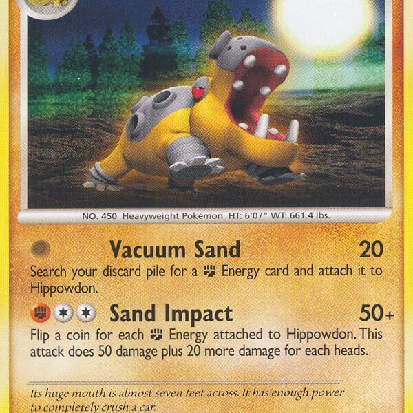 Hippowdon Pokemon Kaart