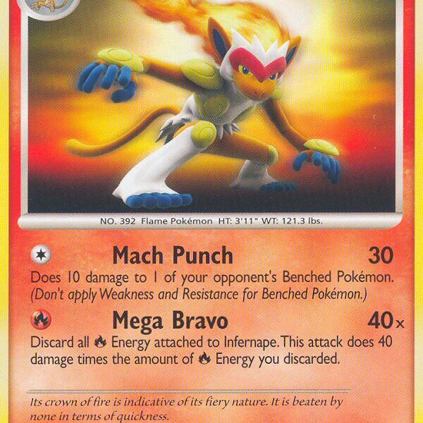 Infernape Pokemon Kaart