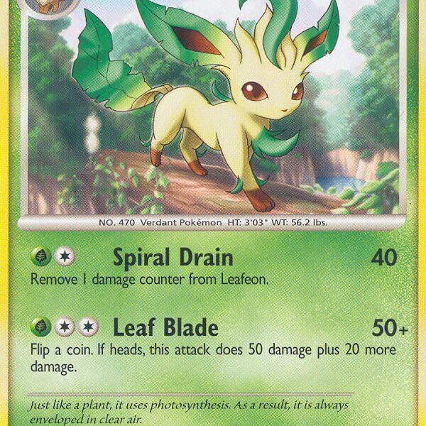 Leafeon Pokemon Kaart