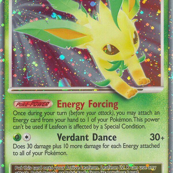 Leafeon LV.X Pokemon Kaart