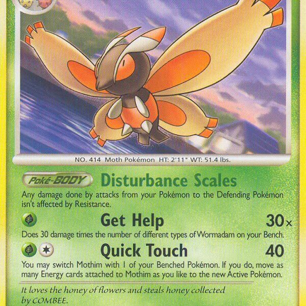 Mothim Pokemon Kaart