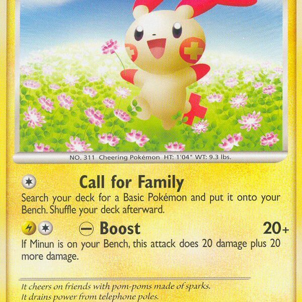 Plusle Pokemon Kaart