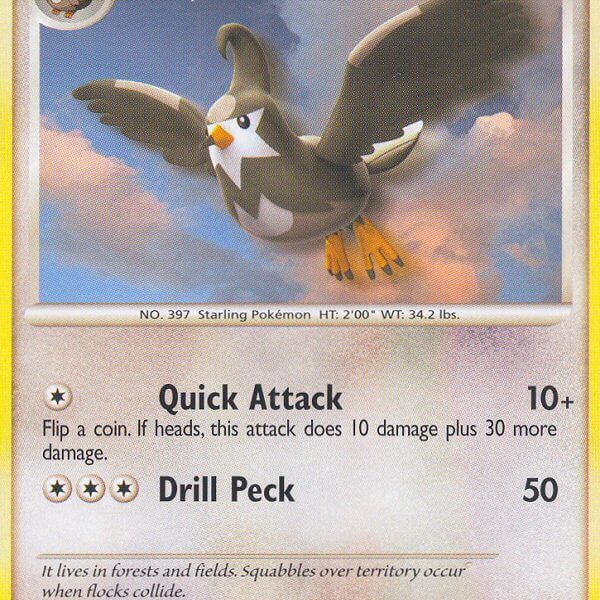 Staravia Pokemon Kaart