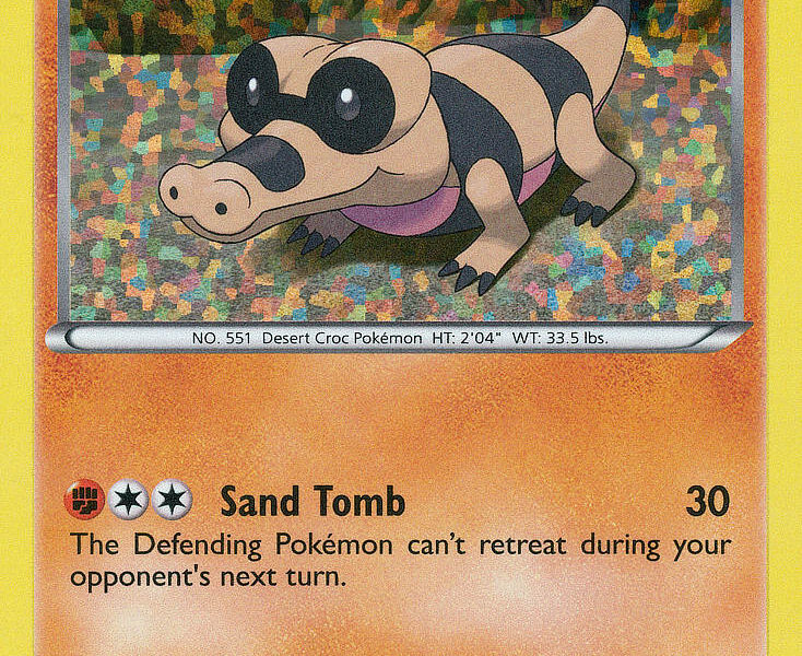 Sandile Pokemon Kaart