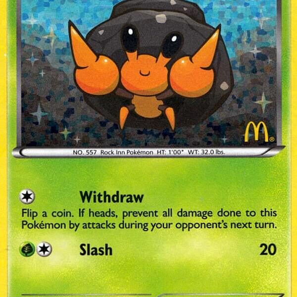 Dwebble Pokemon Kaart