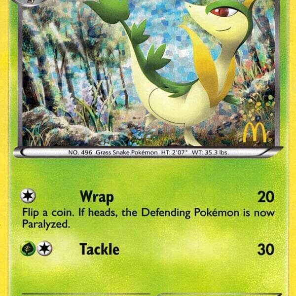 Servine Pokemon Kaart