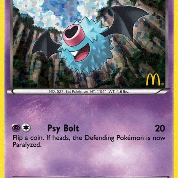 Woobat Pokemon Kaart