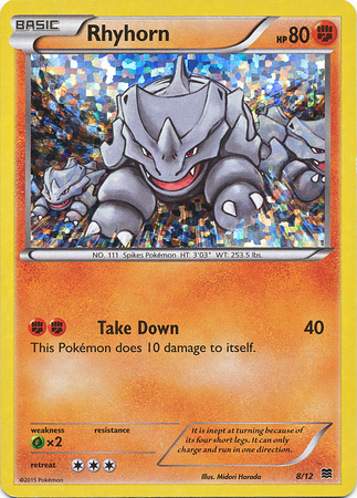 Rhyhorn Pokemon Kaart