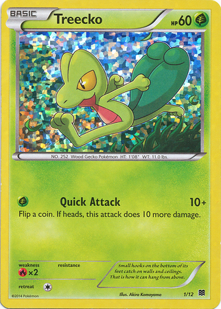 Treecko Pokemon Kaart