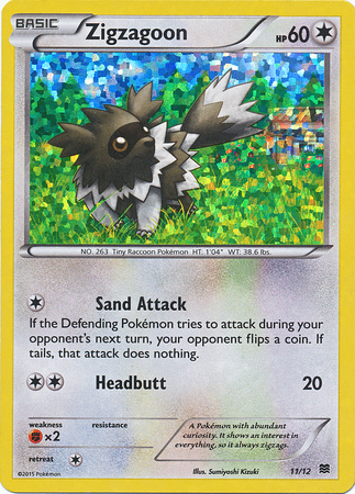 Zigzagoon Pokemon Kaart