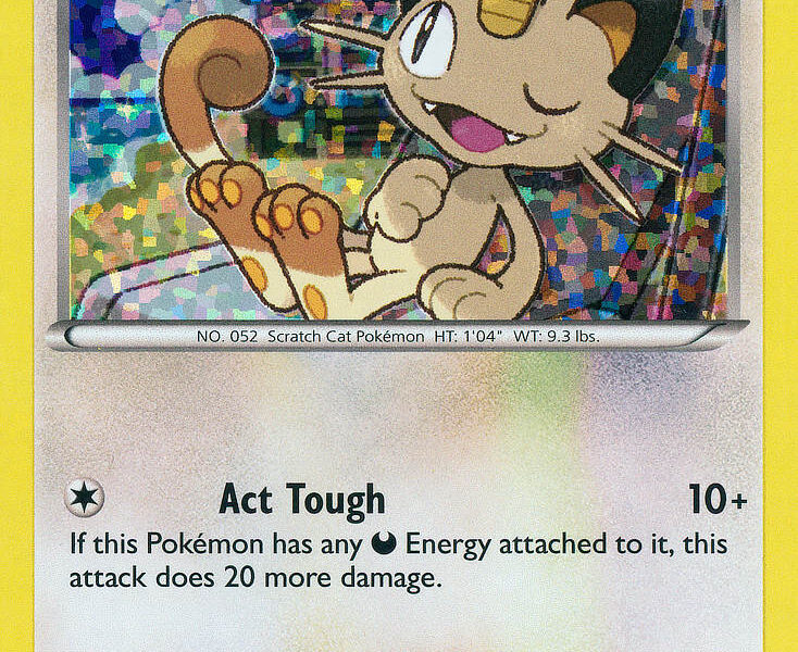 Meowth Pokemon Kaart