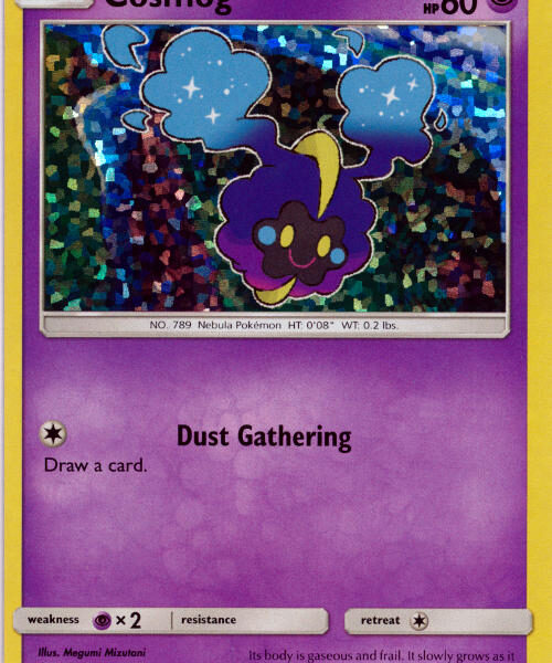 Cosmog Pokemon Kaart