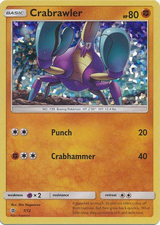 Crabrawler Pokemon Kaart
