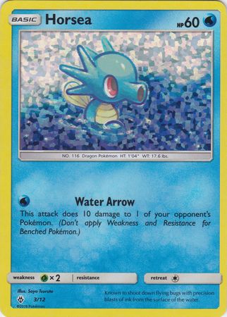 Horsea Pokemon Kaart