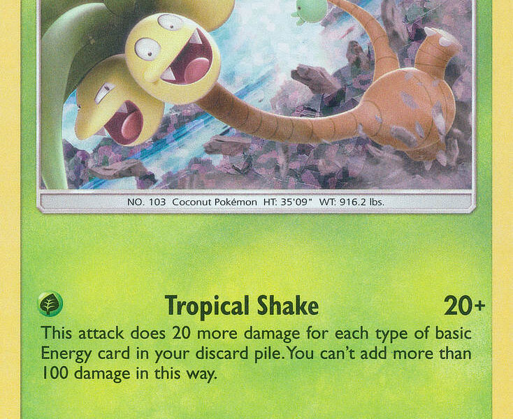 Alolan Exeggutor Pokemon Kaart