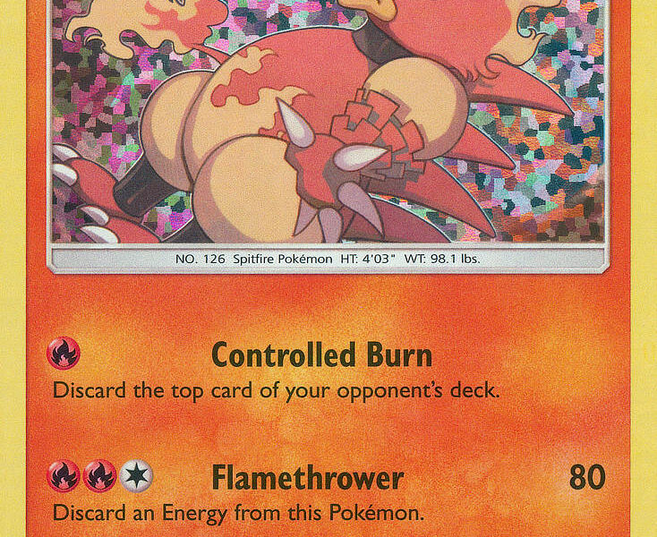 Magmar Pokemon Kaart