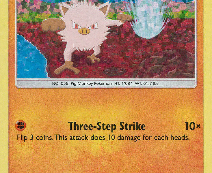 Mankey Pokemon Kaart