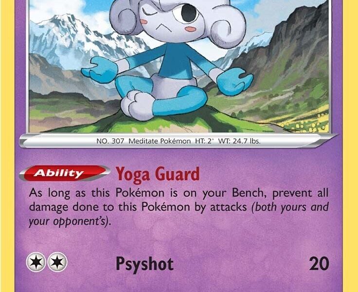 Meditite Pokemon Kaart