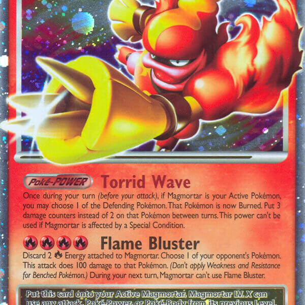 Magmortar LV.X Pokemon Kaart