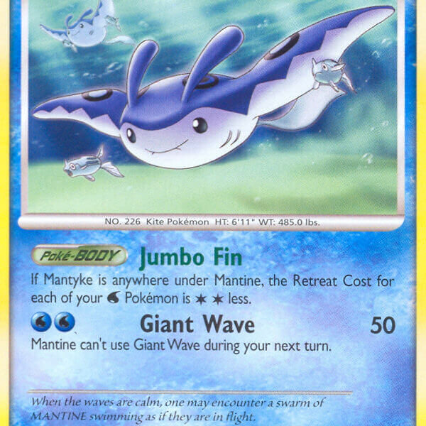 Mantine Pokemon Kaart