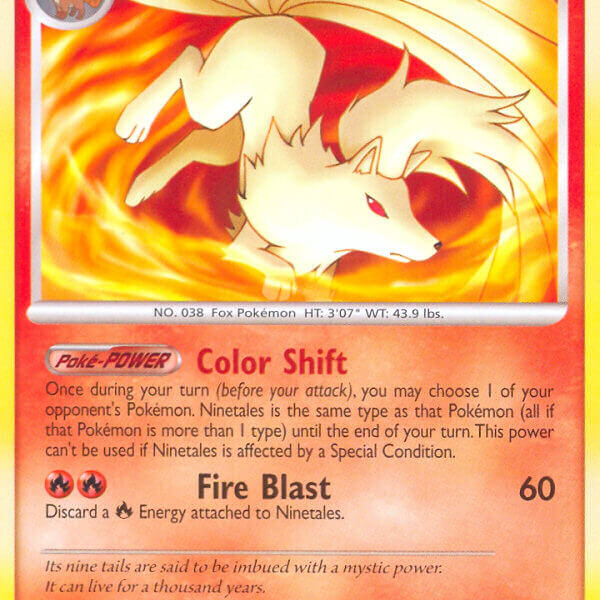 Ninetales Pokemon Kaart